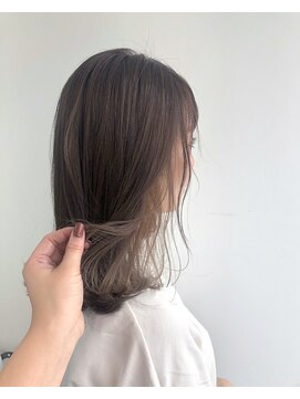 ヘアメイク オブジェ(hair make objet) ナチュラル インナーカラー 韓国スタイル