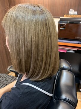 ヘアアンドスパ バースデイ(Private Salon HAIR&Spa BiRTHDAY) パールのようなグレージュヘア
