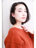[OCEAN Hair&Life]前下がり☆耳かけ☆大人ボブ☆毛先パーマ☆