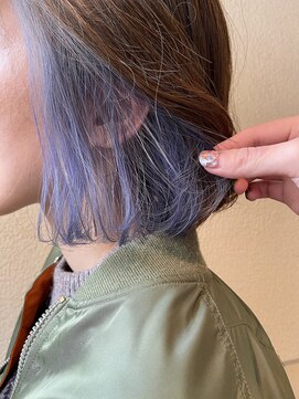 アナログ(ANALOGUE) 【ANALOGUE】インナーブルーボブ