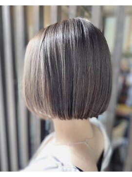ヘアーサロン アウラ(hair salon aura) 【aura】切りっぱなしボブ　アッシュグレージュ