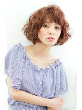 アッシュ ヘアーメイク 桐生(ash hair×make) スポンテ二アス×無造作ラフパーマでスタイリスト簡単