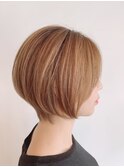 短すぎないショートボブ