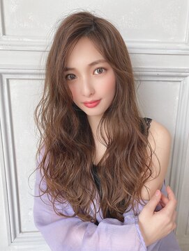 ジーナ 渋谷駅前(Zina) 【Zina　渋谷】イメチェン毛先パーマ耳かけ×フォギーベージュ