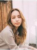 小顔パーマスタイル