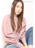 髪質改善ナチュラルストレートロングa14