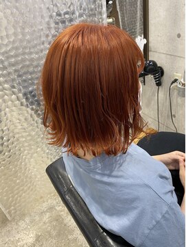 ヘアサロン ドットプラス 町田店(dot. plus) <Insta@yama7o7o>ダブルカラー ×オレンジ[町田駅]
