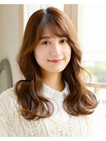 タヤ 東急百貨店吉祥寺店(TAYA)&nbsp;20代シースルーハイライトラベンダーカラーナチュラルストレート