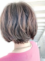 ルーファス 恵比寿 渋谷(Ruufus)&nbsp;40代白髪ぼかしハイライトショート【Ruufus恵比寿渋谷】202202