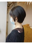 20代30代40代コンパクトショートボブ丸みショート◎谷町六丁目