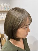 【ルイstyle】顔が小さく見えるナチュラルボブ