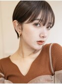 こっくりカラー大人の耳かけショート