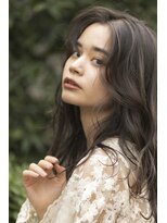 オークヘア 福間店(OAK hair calme)&nbsp;センターパート大人かわいいかきあげ前髪