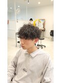 波巻きパーマ