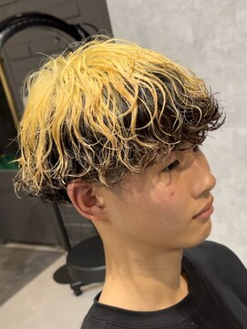 アビー(ABEY) 波巻きスパイラルツートンカラーマッシュ