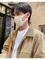 ベル 表参道Terrace(Belle)&nbsp;【お客様ヘア】大人気メンズ！刈り上げないセンターパート