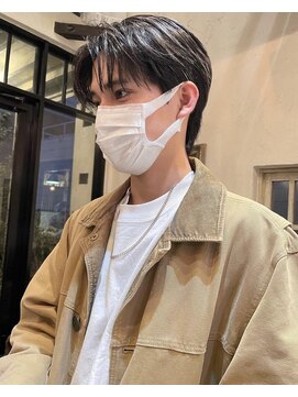 ベル 表参道Terrace(Belle) 【お客様ヘア】大人気メンズ！刈り上げないセンターパート