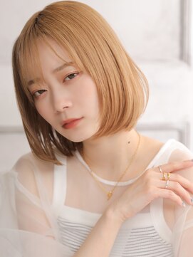 クラッチ トリートメント アンド ヘッドスパ 江坂(CLUTCH) 大人可愛い小顔美髪ツヤ髪ナチュラルボブ薄めバングA4