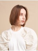 ふんわりレイヤーの大人ボブ　恵比寿　渡邉真理