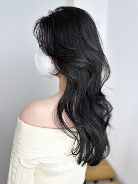 アイティーバイアルバム 下北沢店(IT by ALBUM) 韓国レイヤー_斜めバンググレージュカラー_ba452091