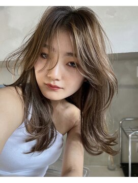 サイン 渋谷(SIGN) 切りっぱなしボブエアリーロングピンクブラウンベリーショート