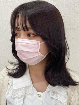 ベル バイ マグ 諏訪店(belle by Mag) 10代20代30代大人かわいい韓国風シースルーバングくびれへア