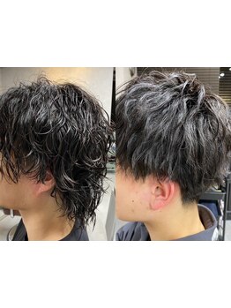 メンズパーマもお任せ！高い再現性とモチの良いスタイルをご提案★失敗経験がある方もぜひご相談ください！