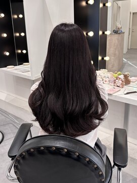 エトバイイオエ(et by ioe) 黒髪/ボブルフ/ネビージュ/小顔/ワンレン/髪質改善/グレージュ