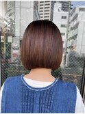 【ADORE横浜】切りっぱなしボブ×ストレートパーマ