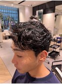 メンズショートパーマ