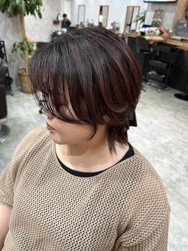 シールドヘアー 沖縄 新都心(C'LD Hair) シャドールーツ/ショートウルフ/ウルフカット/ウルフショート