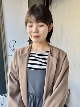 ディレクト(Direct) 《Direct》耳掛け切りっぱなしボブ×ワイドバング