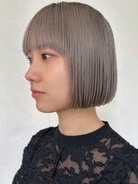 ハウ 心斎橋(how)&nbsp;透明感カラー★ダブルカラーブリーチミルクティーベージュ