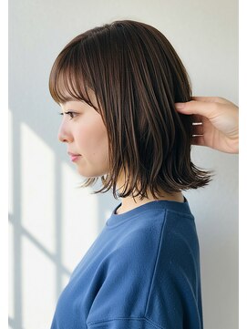 アントワープトーキョー(antwerp TOKYO) 30代40代50代外ハネボブフェイスレイヤー髪質改善白髪染め透明感