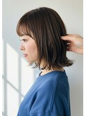 30代40代50代外ハネボブフェイスレイヤー髪質改善白髪染め透明感
