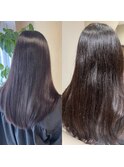 【20~50代】酸性縮毛矯正before→after