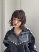 ラウブロッサム 大宮西口店(Lau Blossom) ランダムパーマ+ブラウンカラー