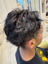 ビス リアン 川口店(Vis lien)&nbsp;大人男性ナチュラルパーマビジカジ清潔感アッシュブラック