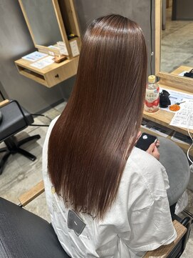 アイニティ(Inity) ツヤ映えカラー×髪質改善ストレート