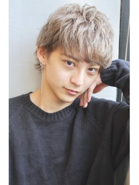 メンズ ソース 京橋店(MEN'S SOURCE) 【SOURCE】ハイトーンマッシュウルフ