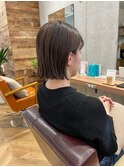 切りっぱなしボブ