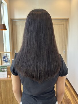 インディビジュアル(individual) 顔まわりレイヤー縮毛矯正