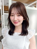 アフロート エル 錦糸町(AFLOAT L)&nbsp;結んでもかわいいくびれセミロング × ミルクティーベージュ