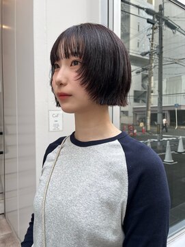 カフ(CAF) CAF FUKO 似合わせカット/レイヤーボブ/ブラウン/大阪心斎橋