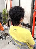 メンズ抜け感ウルフパーマ