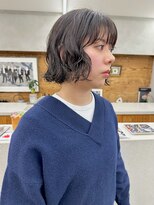 テトヘアー(teto hair) ボブパーマ 緩めボブパーマ ゆるふわパーマ コテ巻き風パーマ