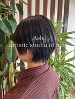 アッシュ アーティスティック スタジオ オブ ヘア(Ash artistic studio of hair)&nbsp;ハンサムショート