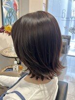 ノア(no_a)&nbsp;【四条烏丸】レイヤーボブ×マロンブラウン