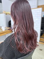 アトリエ ジジ(atelier ZiZi)&nbsp;ブリーチなしでもできるやわらかピンクカラー