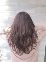 イロ ジェイアール JR奈良店(IRO) くびれレイヤーカット/透明感ブラウン/グレージュ